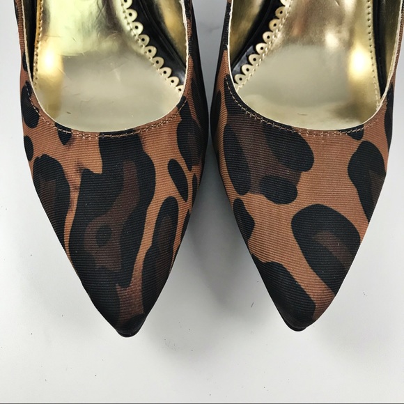 Rampage “Nicki” Leopard Print Pumps 6 - Picture 6 of 8